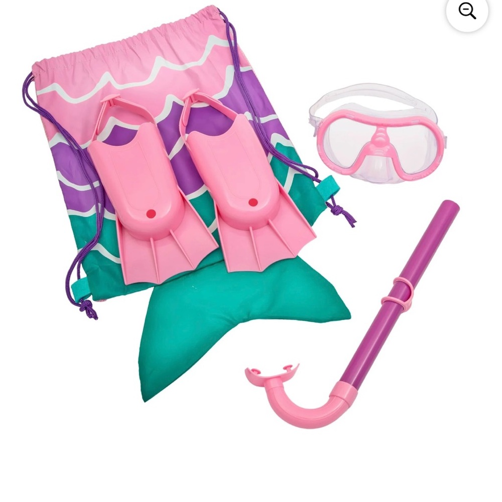 Dolfino mermaid snorkel set